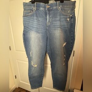 Torrid Bombshell Distressed Skinny Jeans
